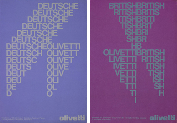 AGI,graphic design, typographer, Olivetti, design, poster